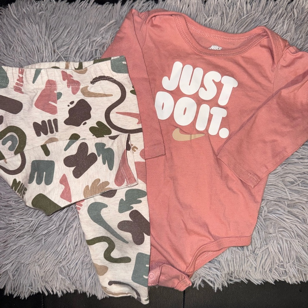 Nike Pink and Multicolor Kids Matching Set